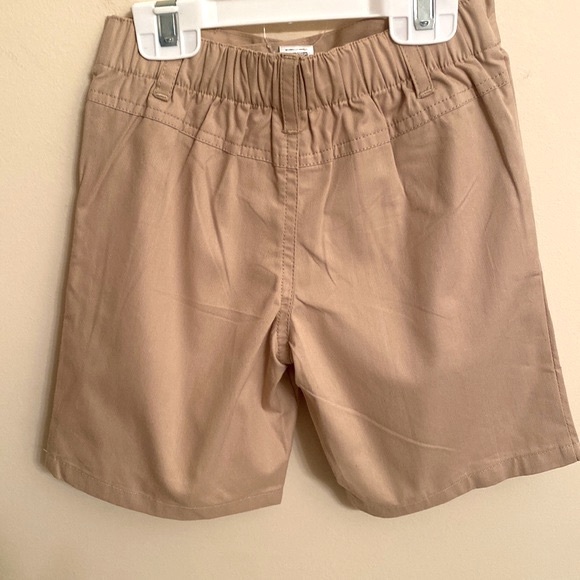 LITTLE ME Boy 2-Piece Roll Up Tab Sleeve Short Set Tan Blue Bow Tie Size 3T NEW - Picture 9 of 11